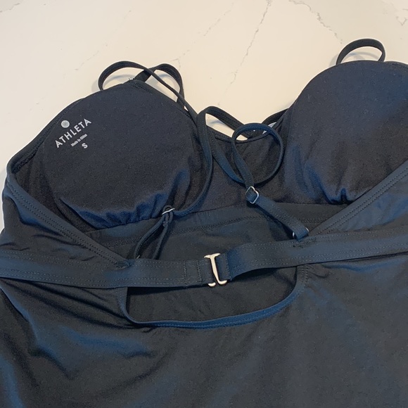 Athleta Scoop Swim Dress Black size: S - Picture 4 of 5